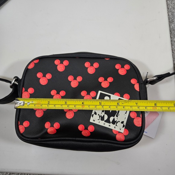 Disney Dani Danielle Nicole Black Red Mickey Mouse Crossbody Bag - Picture 5 of 8